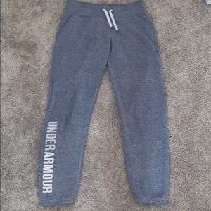 grey under armour sweats